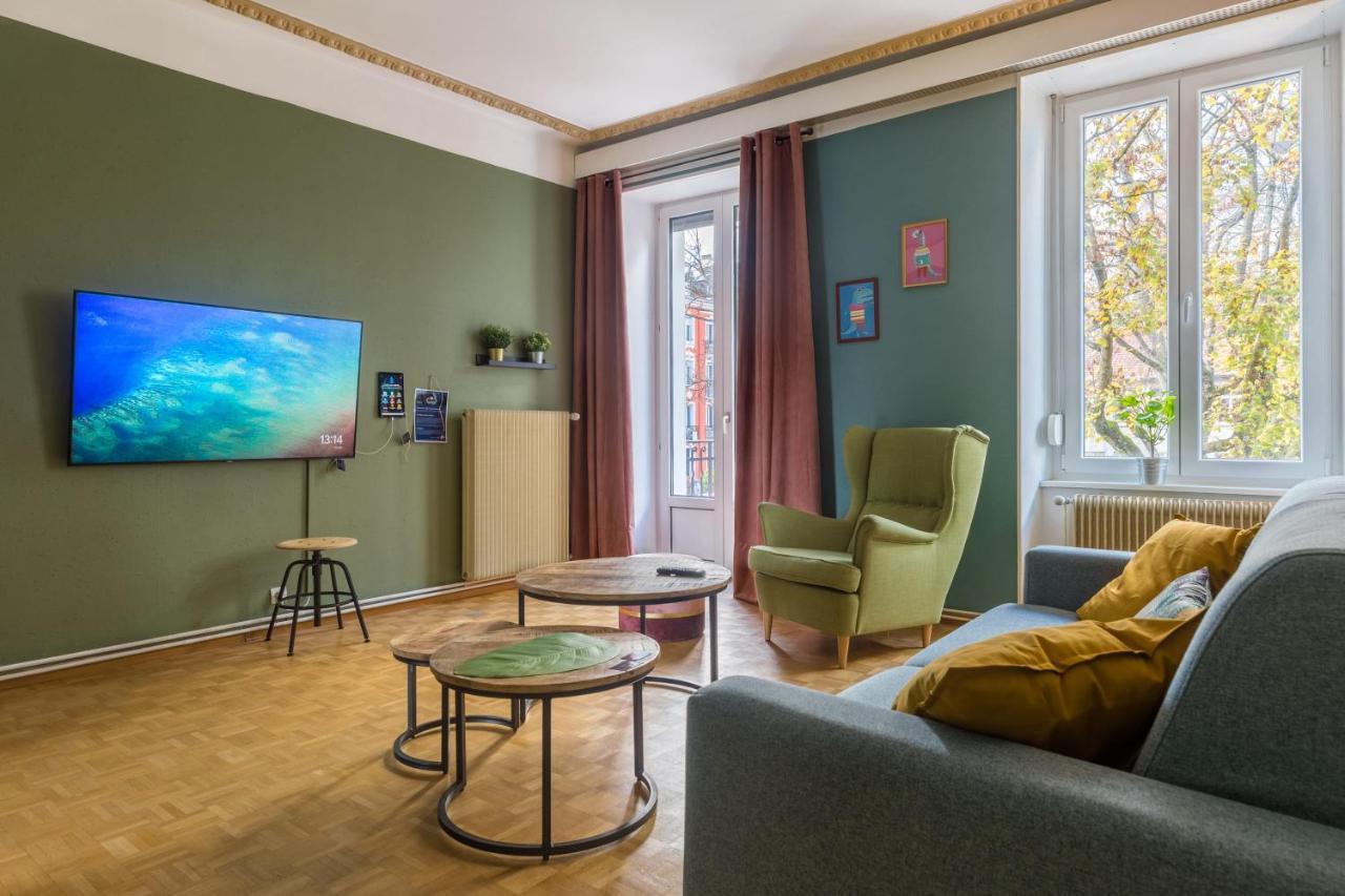 Travel Homes - The Wooden, Spacieux & Bon Quartier Mulhouse Esterno foto